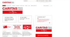 Desktop Screenshot of caritas-fribourg.ch